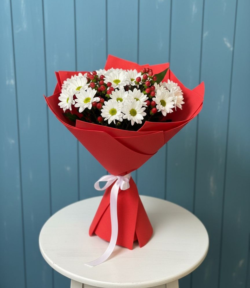 Букет цветов из: Хризантемы в Ясной