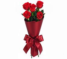 Букет 5 Красных роз Эдлесс Лав в Ясной