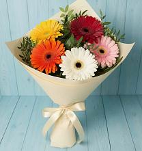 Букет цветов из:  Герберы в Ясной