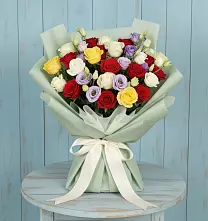 Букет цветов из:  Розы в Ясной