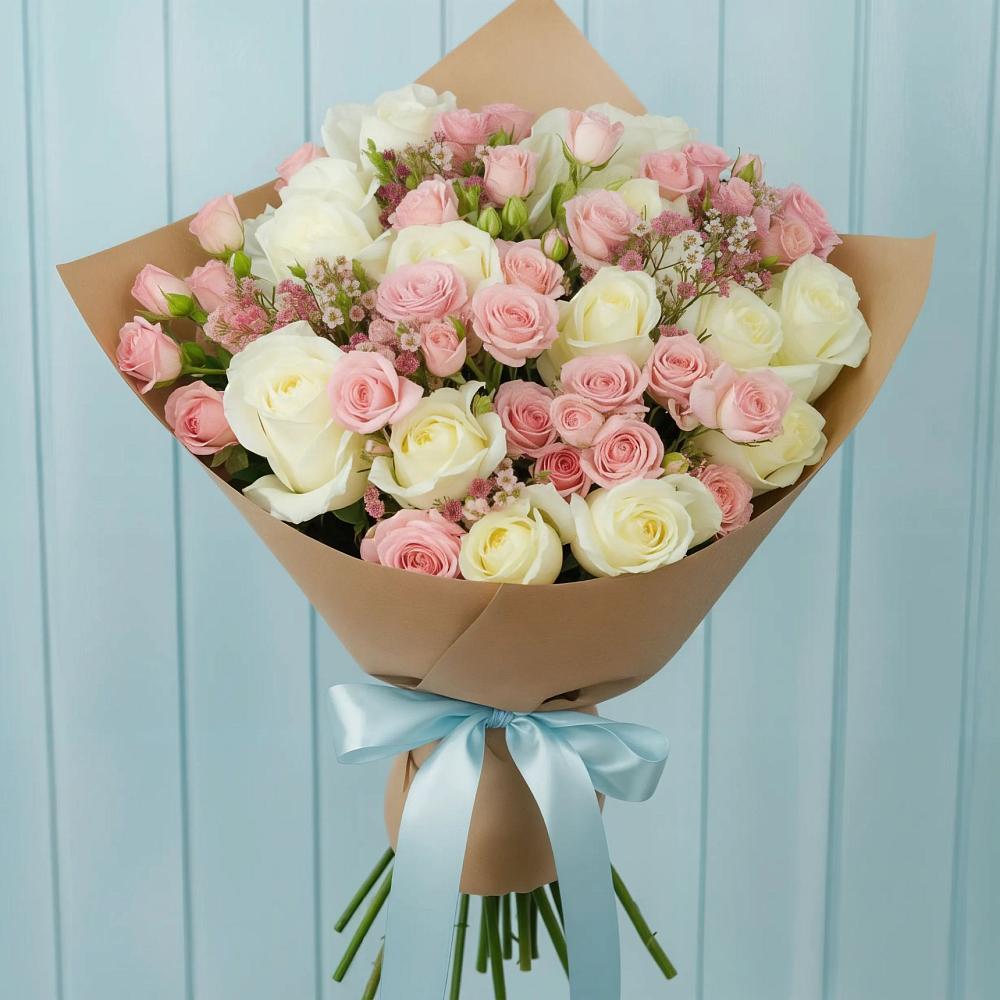 Букет цветов из: Розы в Ясной