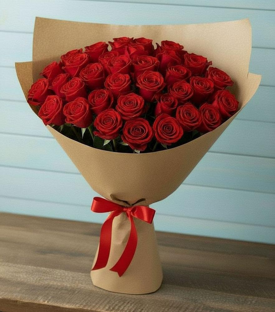 Букет Красные розы Милано в Ясной
