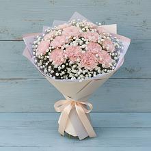 Букет цветов из:  Гвоздики в Ясной