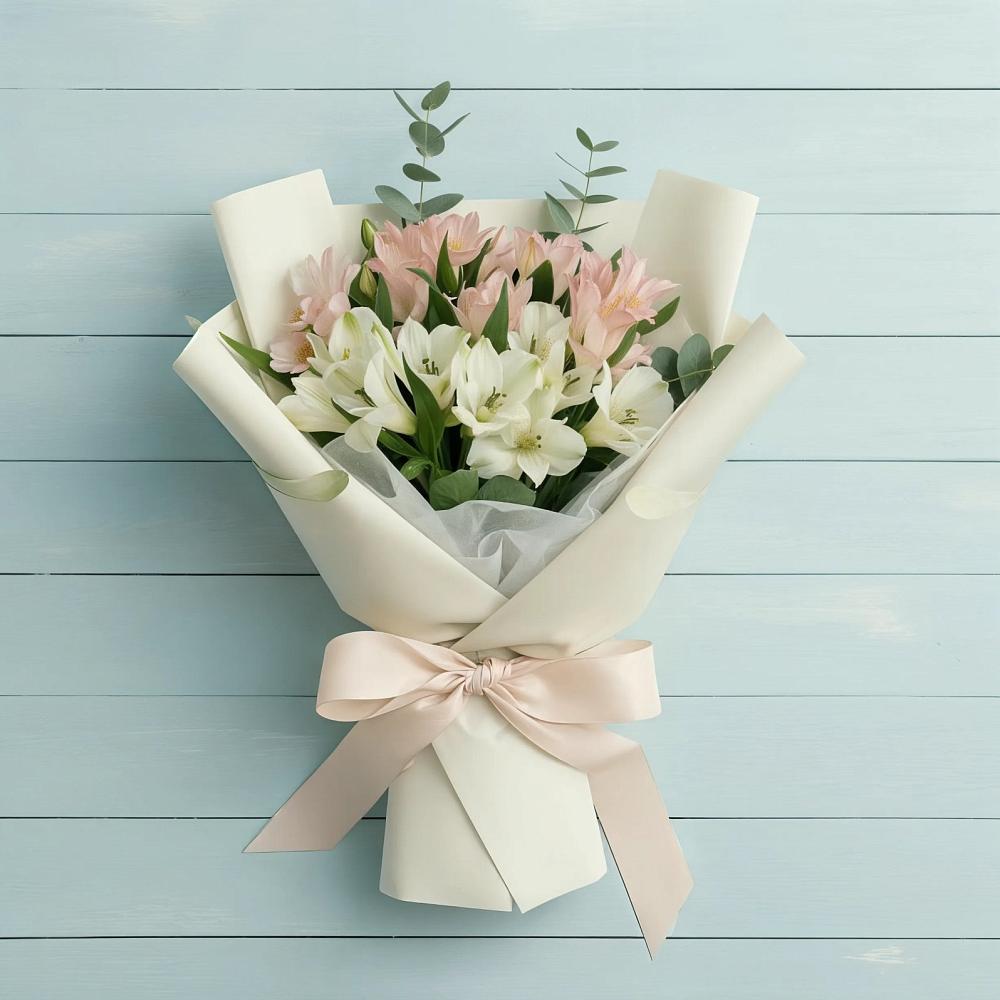 Букет цветов из: Альстромерии в Ясной