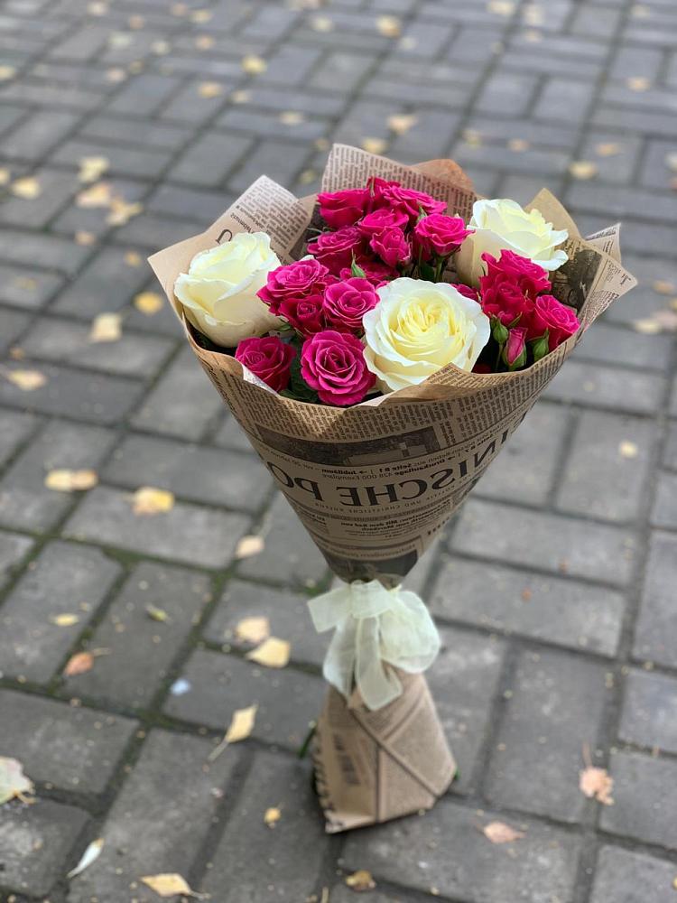 Букет цветов из: Розы в Ясной