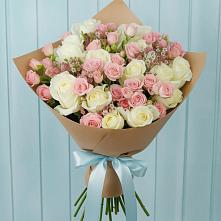 Букет цветов из:  Розы в Ясной