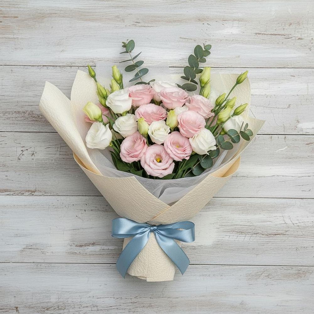 Букет цветов из: Лизиантусы в Ясной